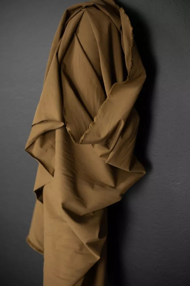 8oz Monty Tan Organic Sanded Twill