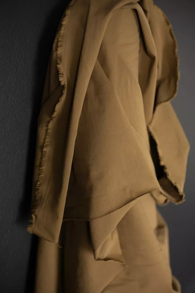 8oz Monty Tan Organic Sanded Twill