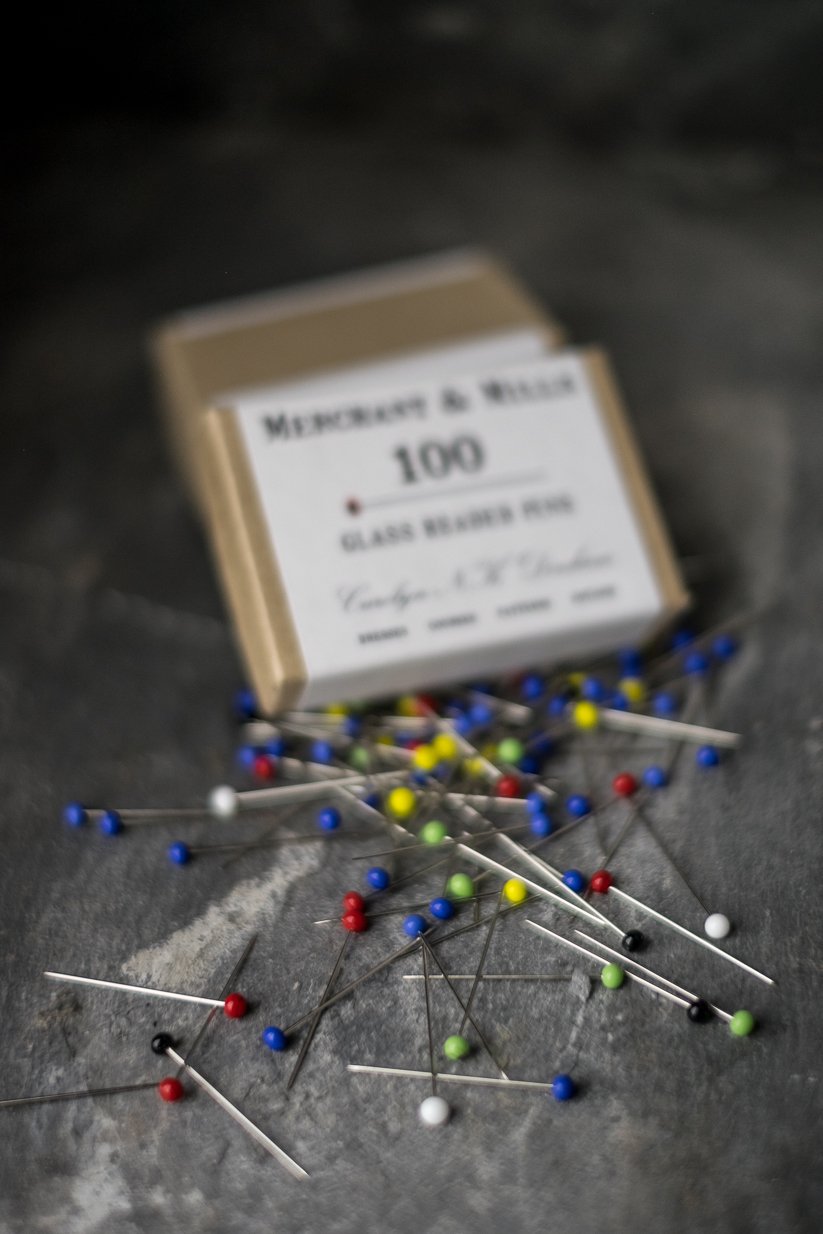 Glass Head Pins
