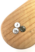 Black Mother of Pearl Button | 12.5mm