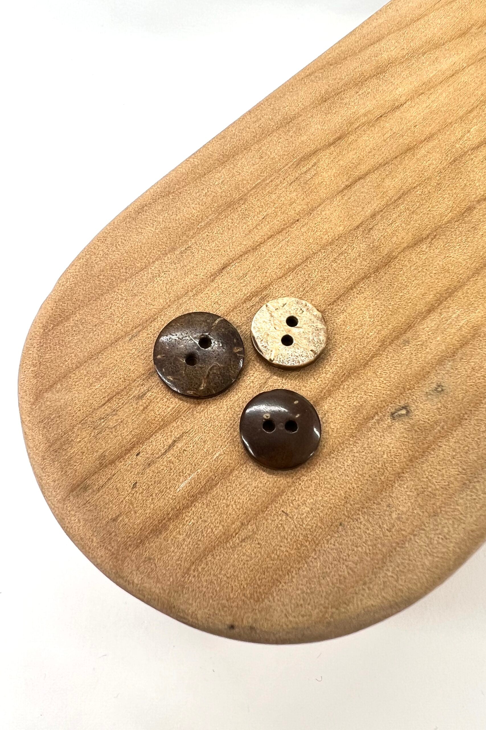 Coconut Shell Button | 12.5mm