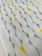 Retro Geo Crinkle Cotton