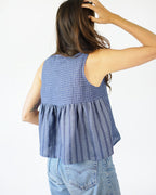 Peplum Split Tank
