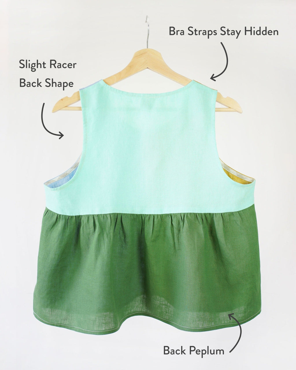 Peplum Split Tank