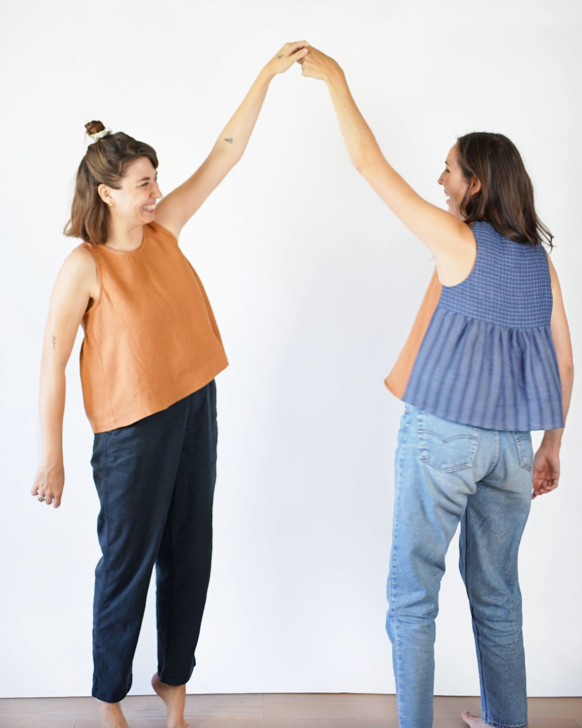 Peplum Split Tank