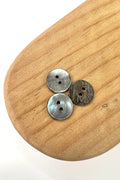 Black Mother of Pearl Button | 15mm