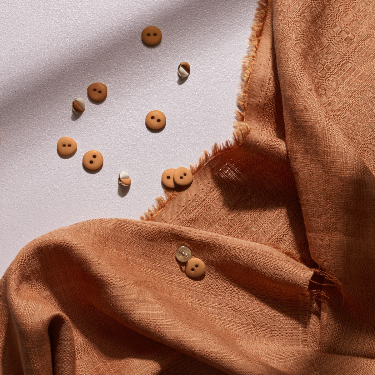 Flake Cotton & Viscose Pecan Pie
