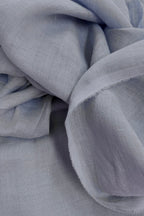 Cloudy Blue Lightweight European Laundered Linen