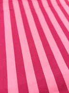 Melon Bold Stripe Cotton/Linen
