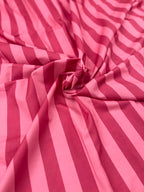 Melon Bold Stripe Cotton/Linen