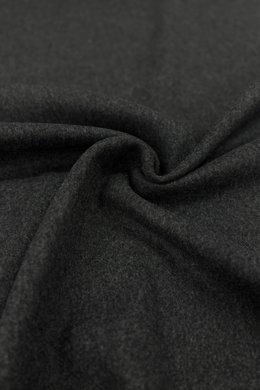 Deadstock Charcoal Japanese Wool Coating