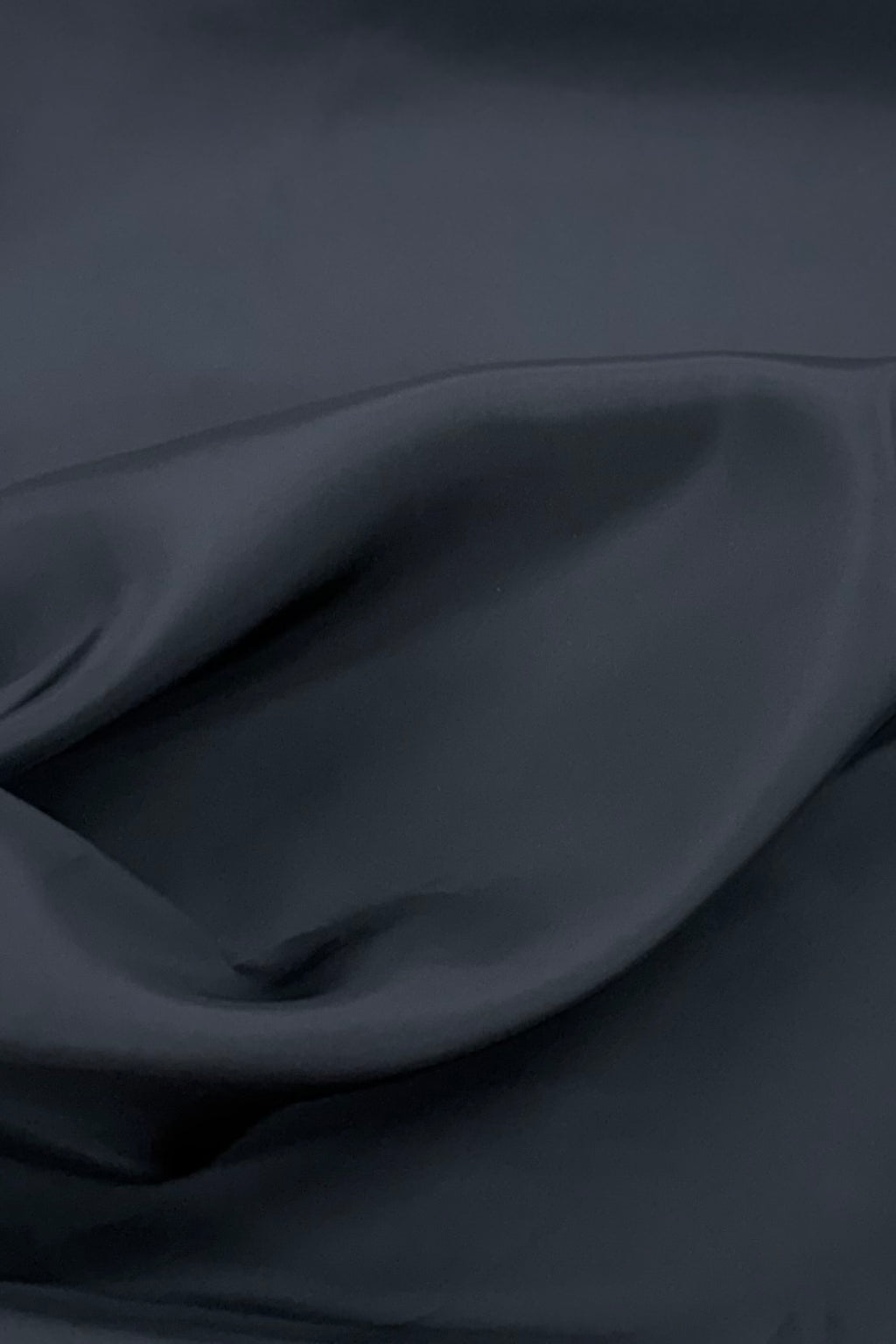 Deadstock Black Viscose Taffeta