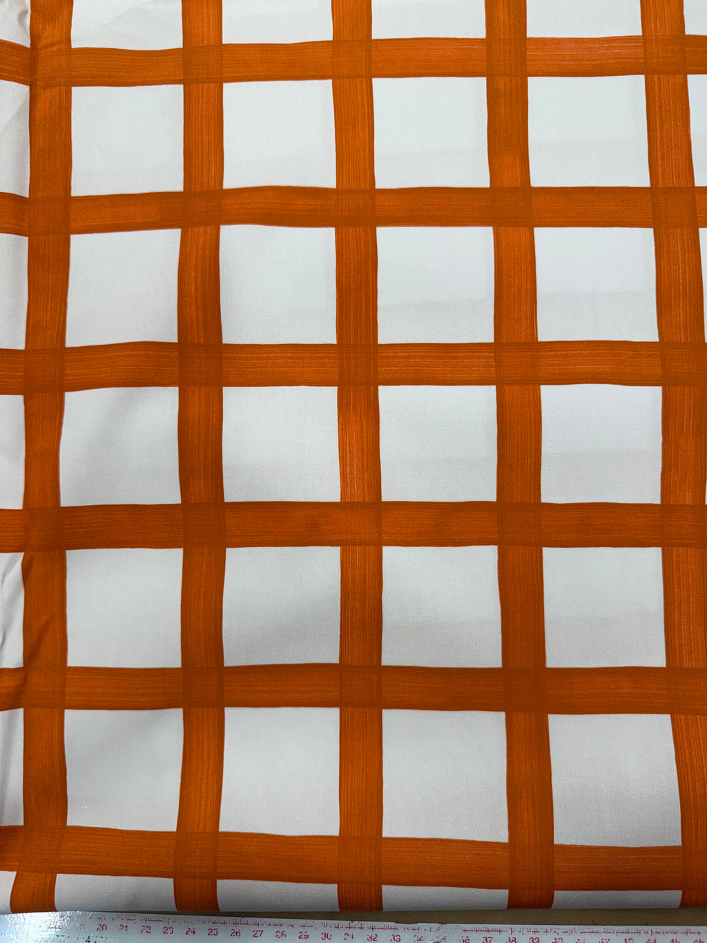 Apricot Painted Check