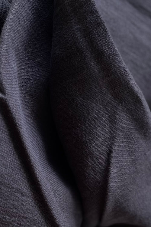 Charcoal European Laundered Linen