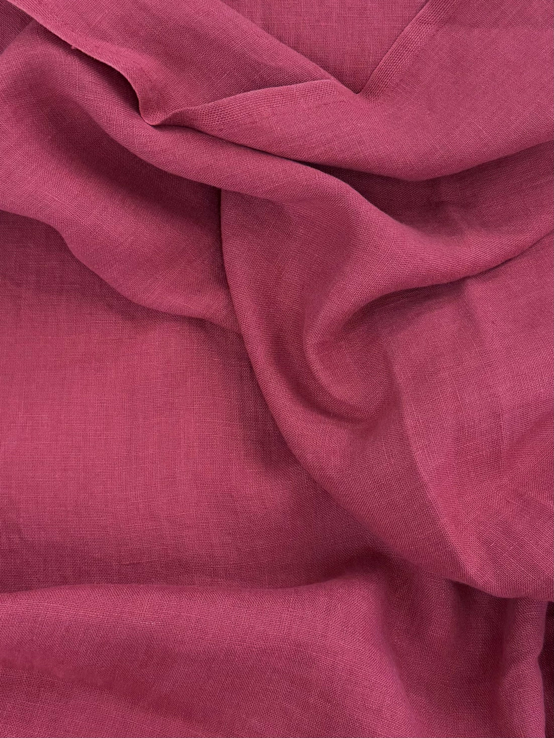European Washed Linen | Raspberry Sorbet