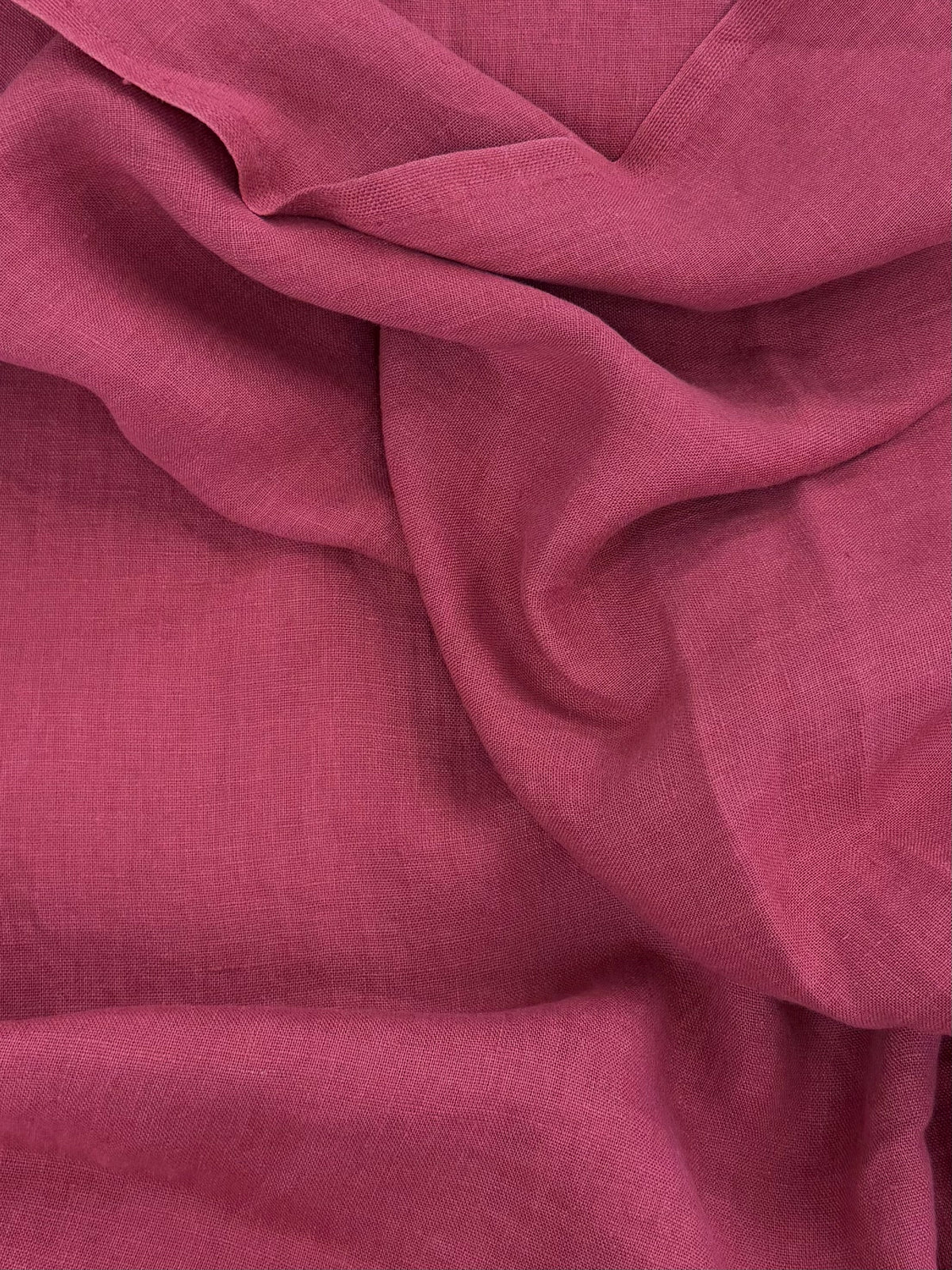 European Washed Linen | Raspberry Sorbet