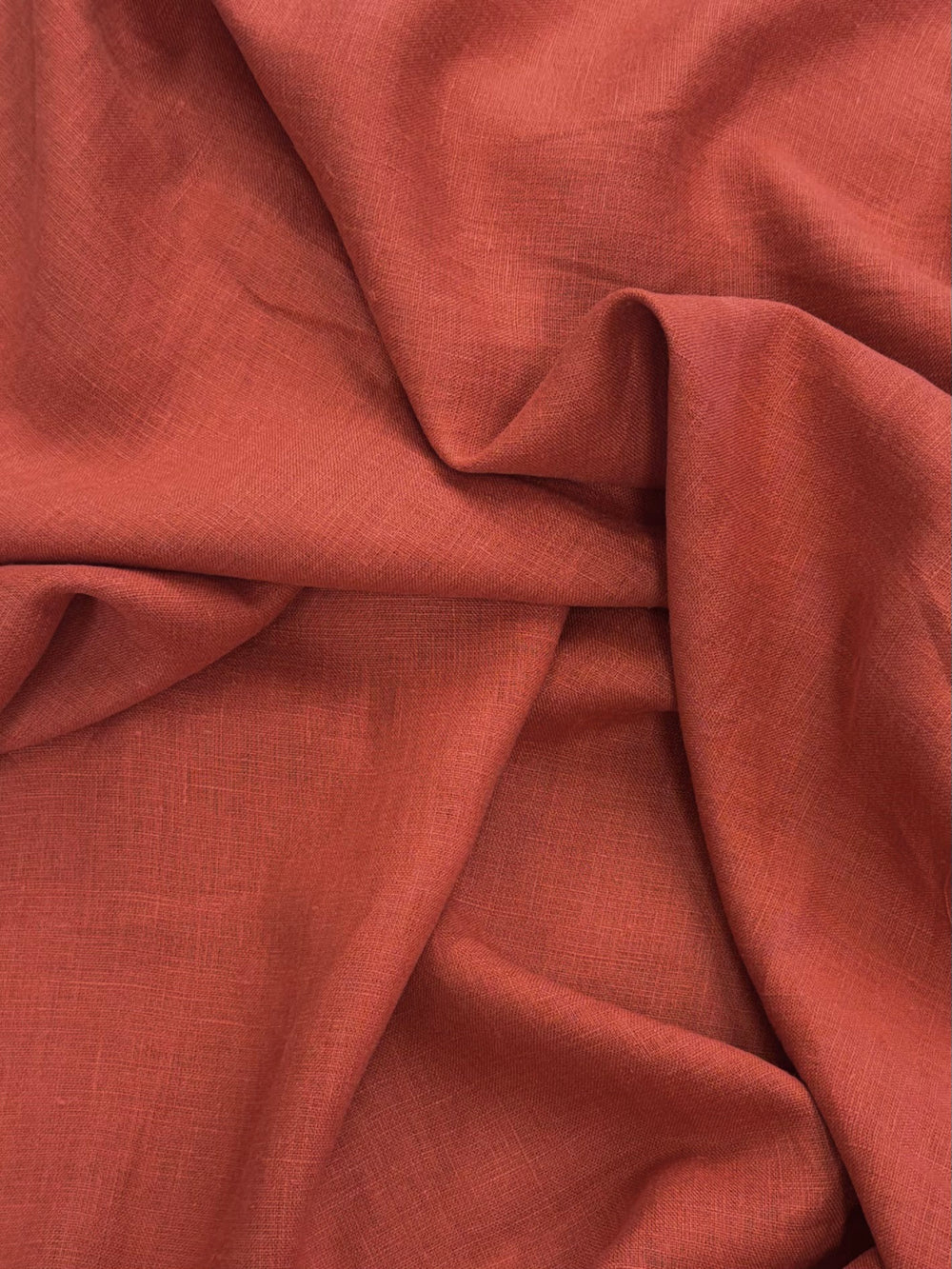European Washed Linen | Terracotta