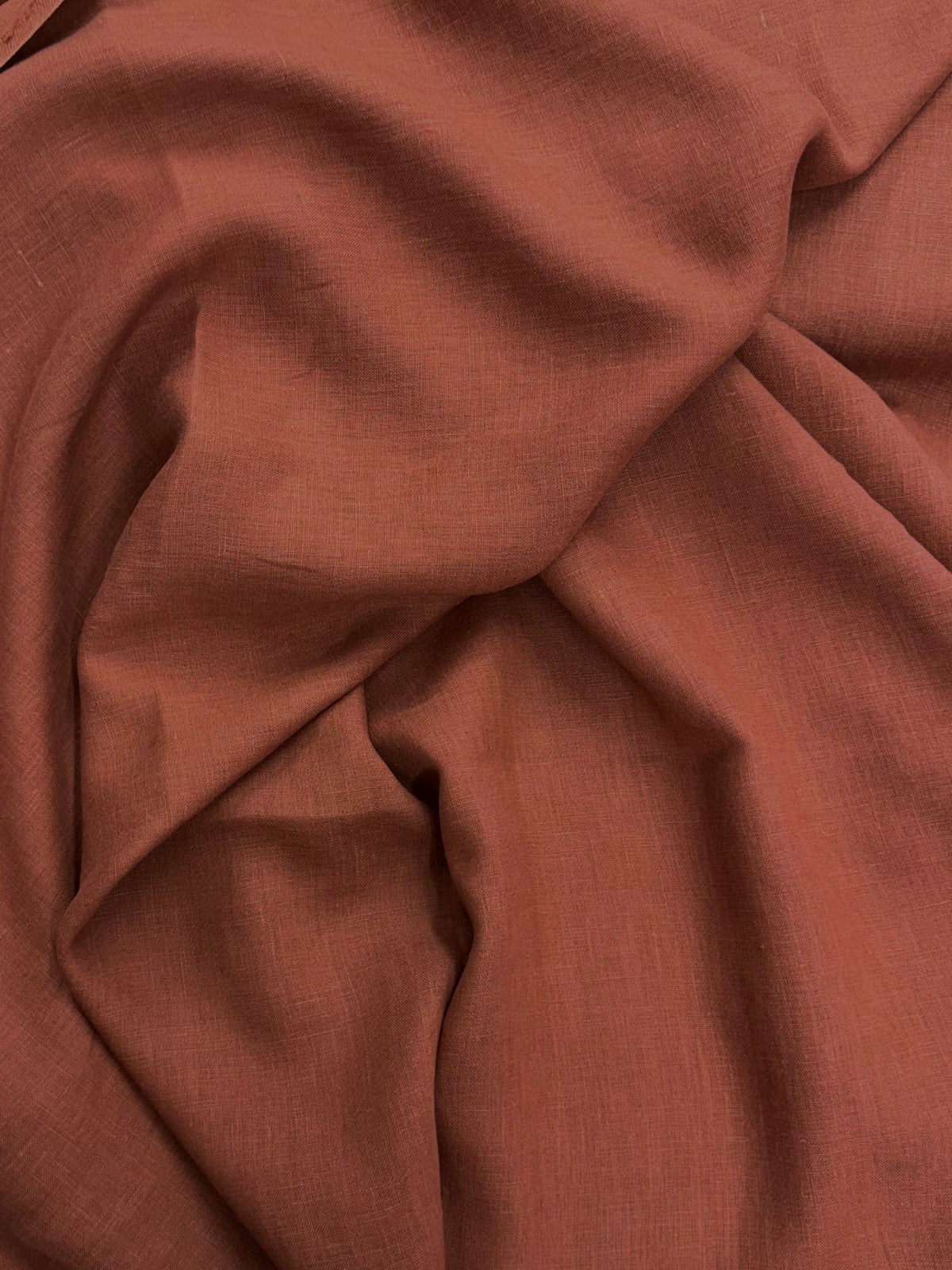 European Washed Linen | Chestnut
