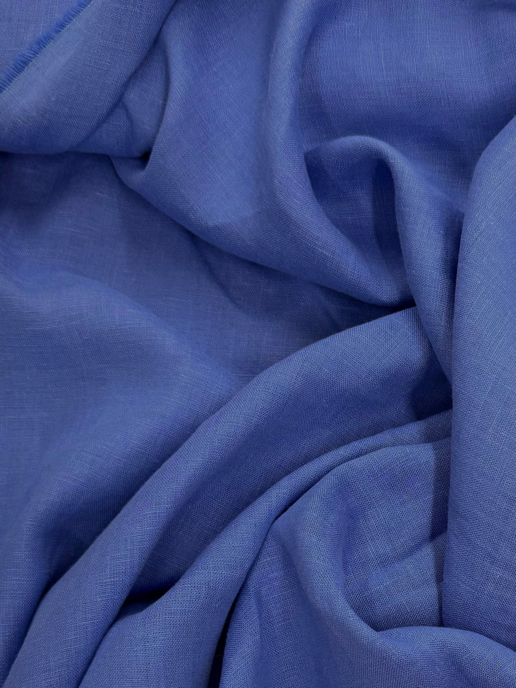 European Washed Linen | Flax Blue