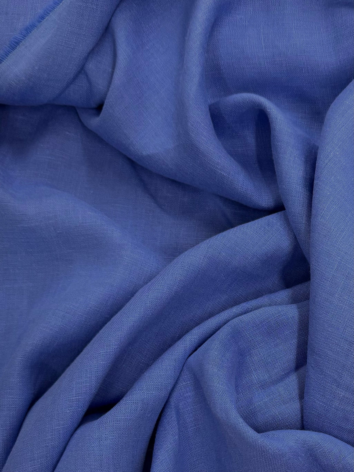 European Washed Linen | Flax Blue