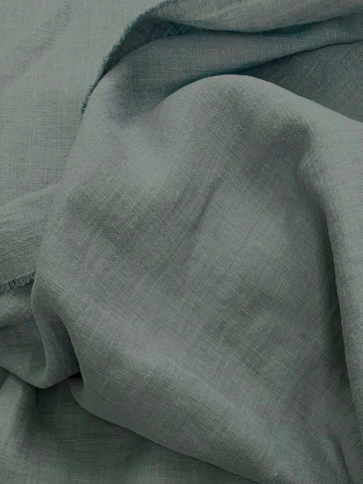 European Washed Linen | Misty Blue