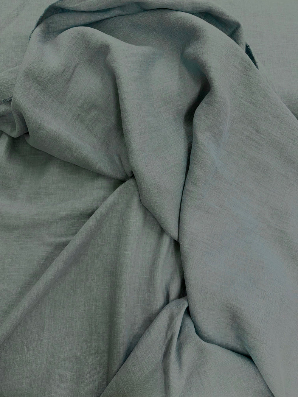European Washed Linen | Misty Blue