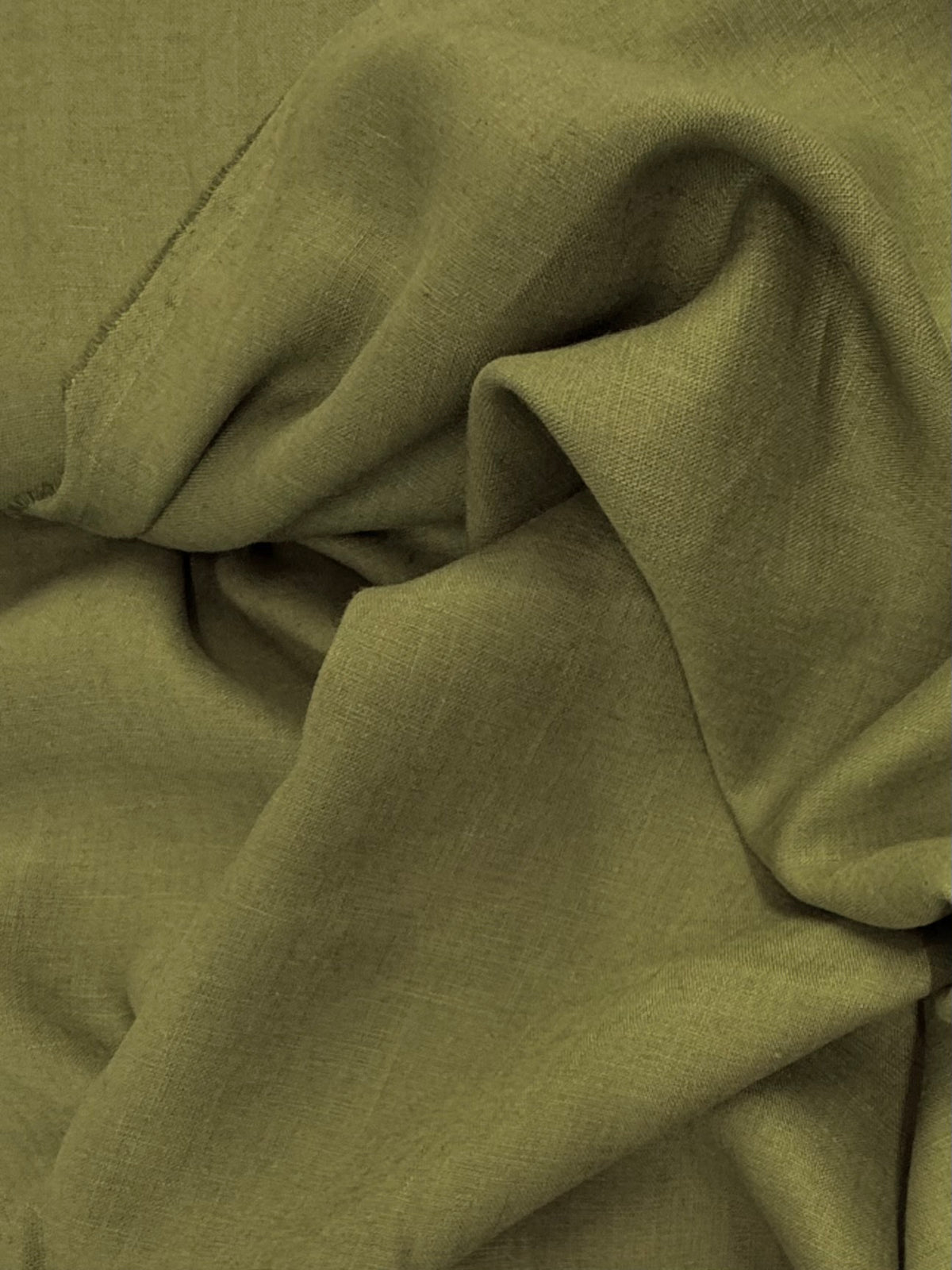 European Washed Linen | Mossy Green
