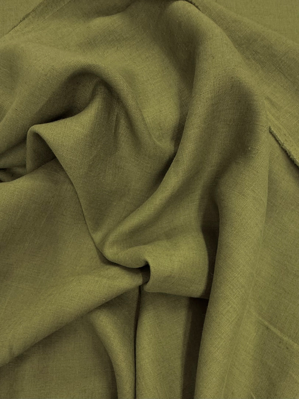 European Washed Linen | Mossy Green