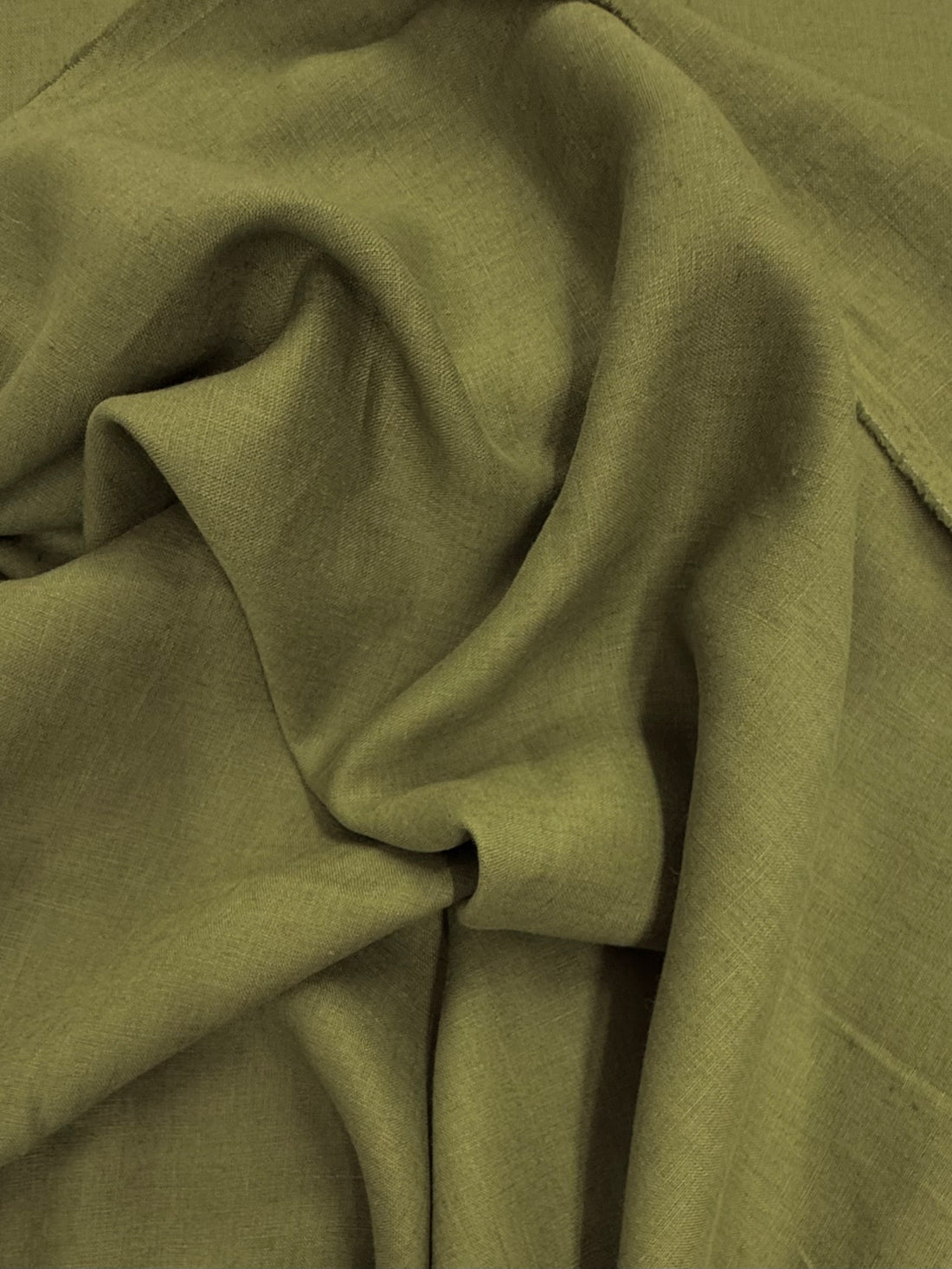 European Washed Linen | Mossy Green