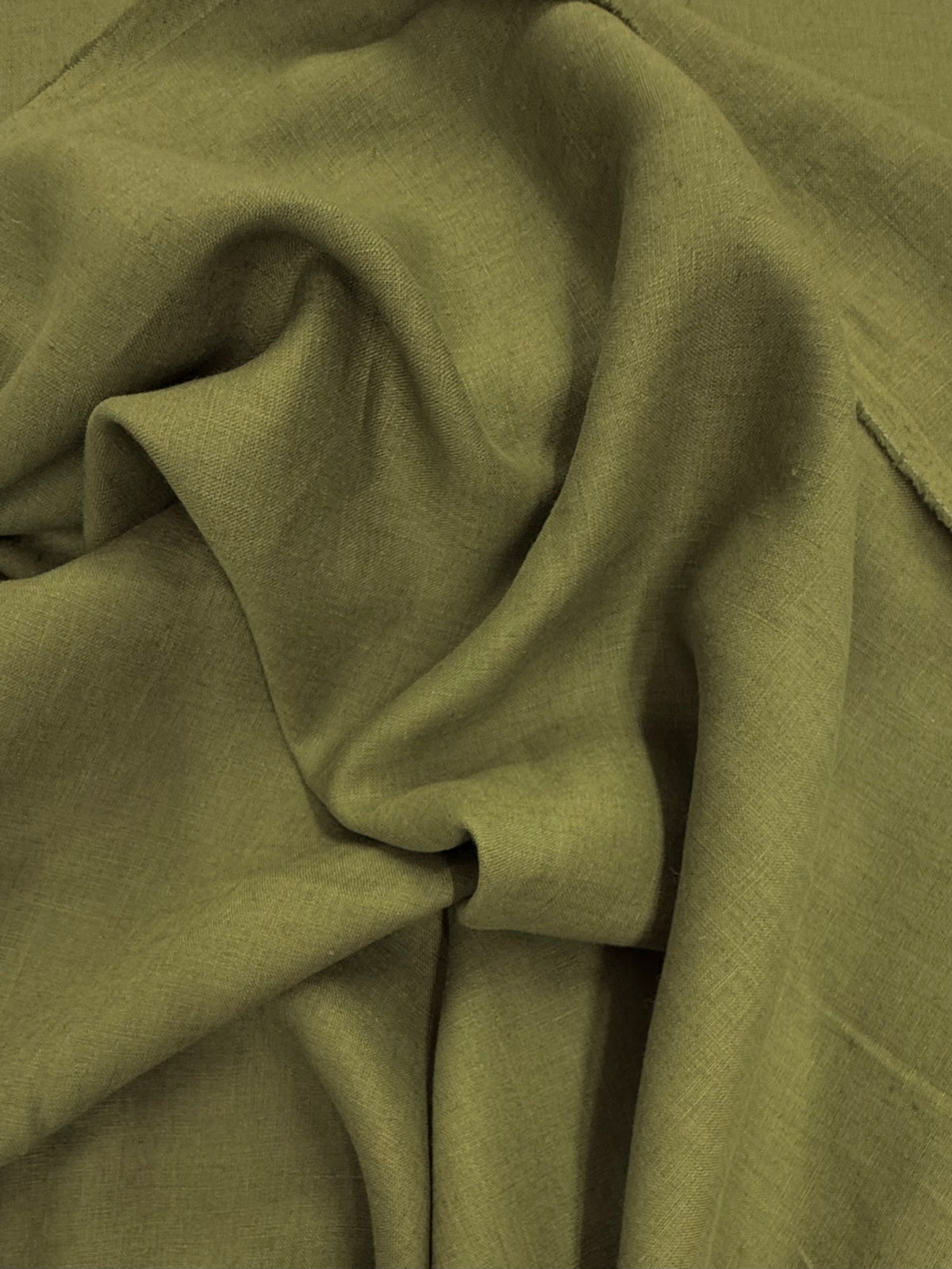 European Washed Linen | Mossy Green
