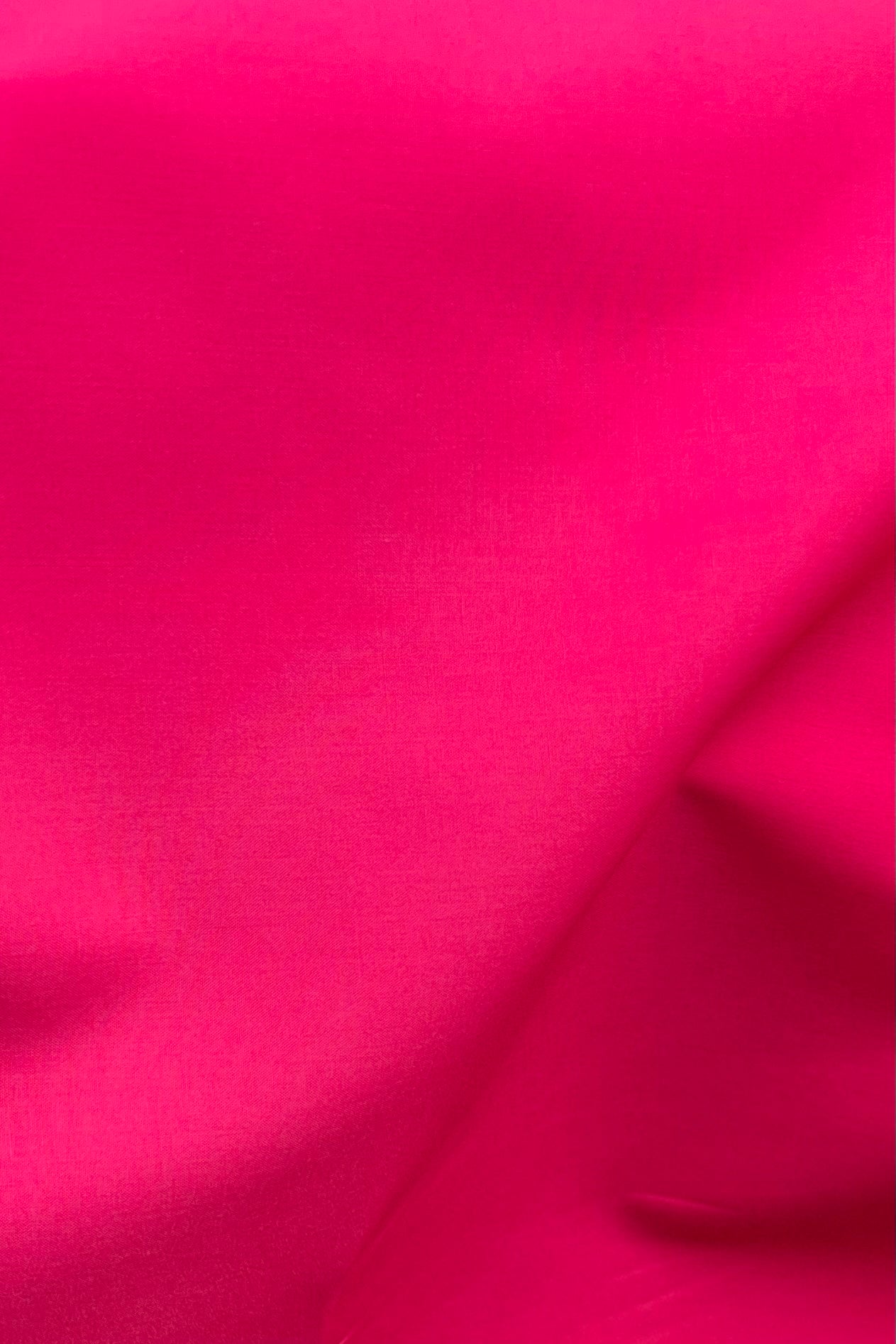 Shocking Pink Cotton Poplin