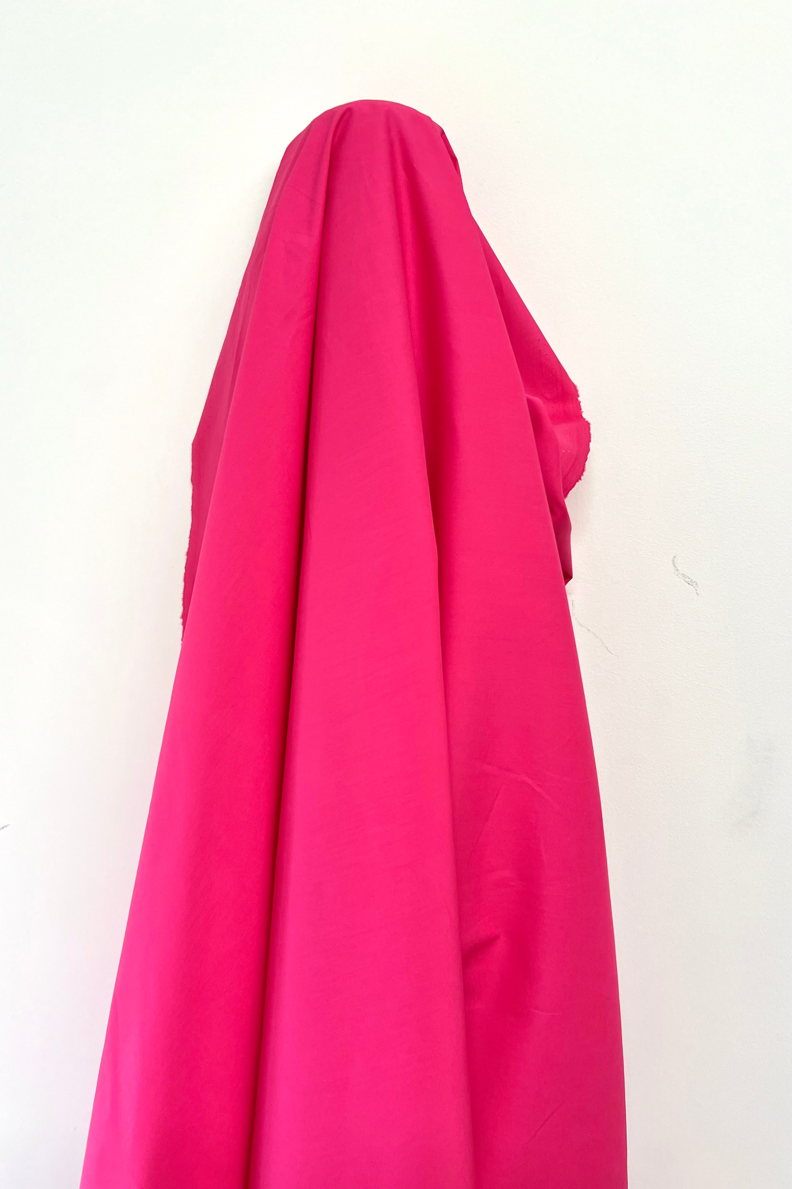 Shocking Pink Cotton Poplin