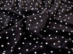 Vivian Black Viscose Crepe