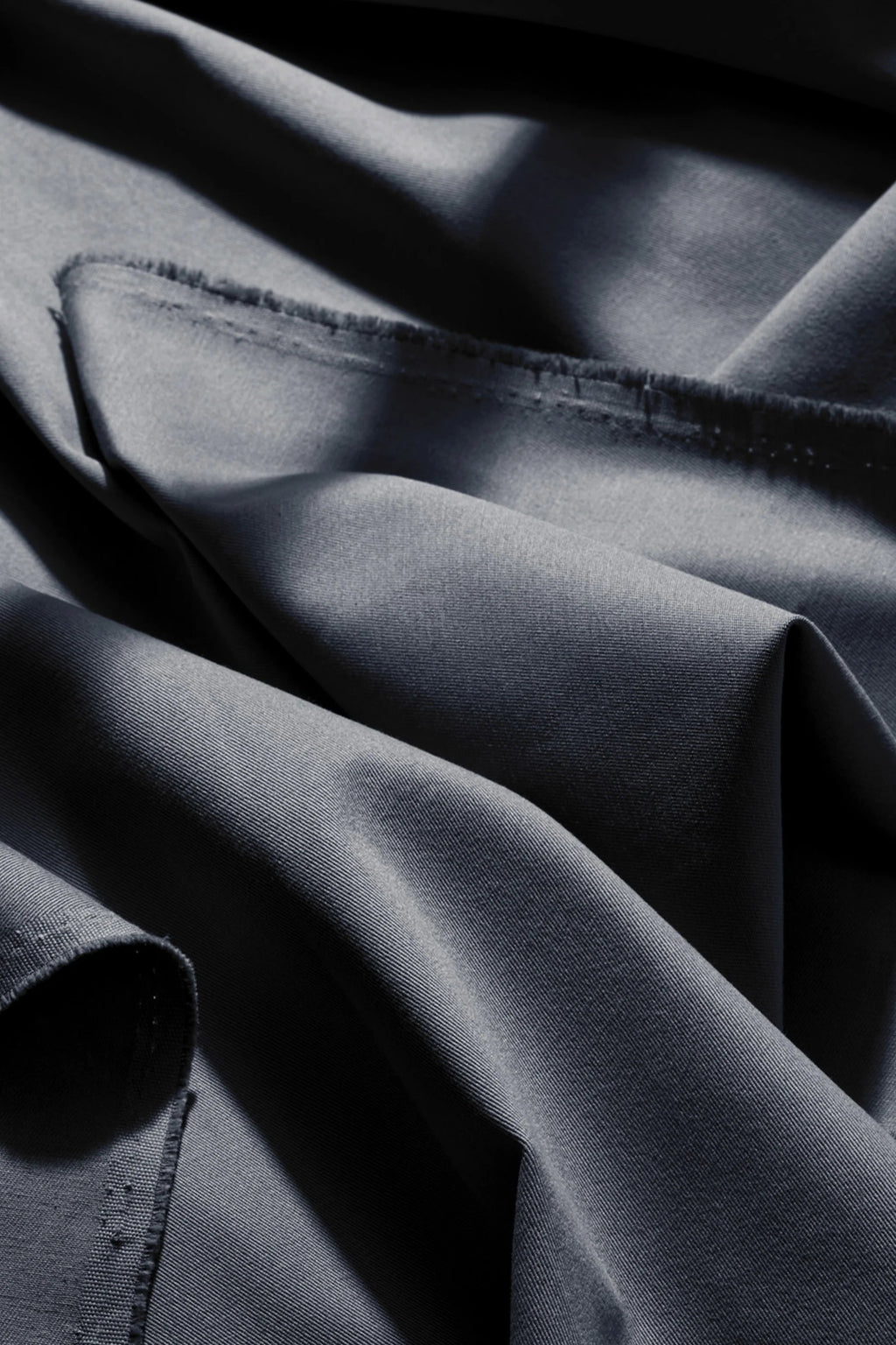 Deep Charcoal Light Gabardine