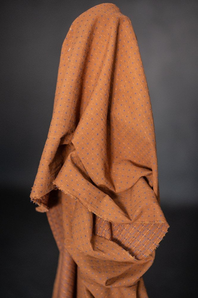 Rust Bobbette Indian Cotton