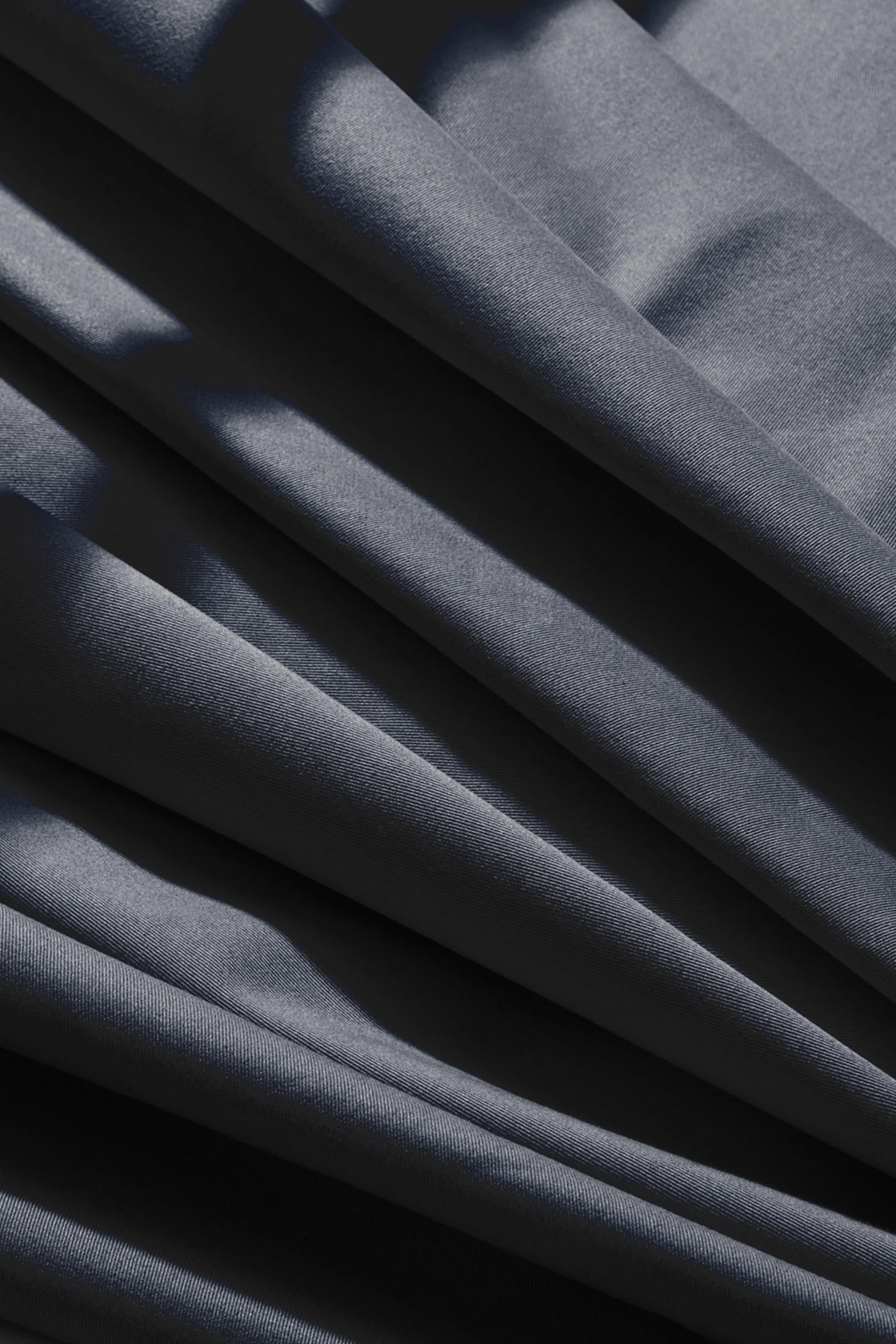 Deep Charcoal Light Gabardine