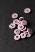 Dusky Pink Cotton Button | 15mm