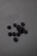 Black Cotton Button | 11mm