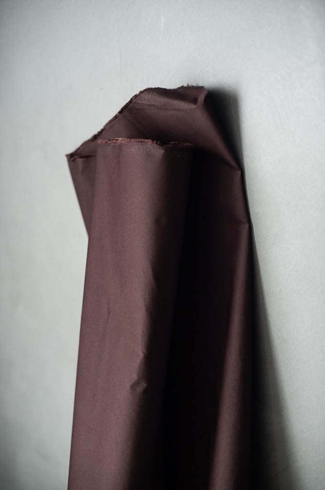 Oxblood Organic Cotton Dry Oilskin