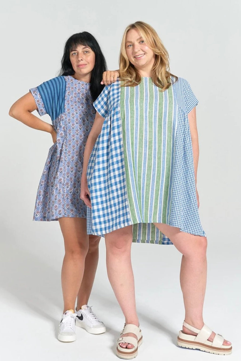 Collage Gather Dress