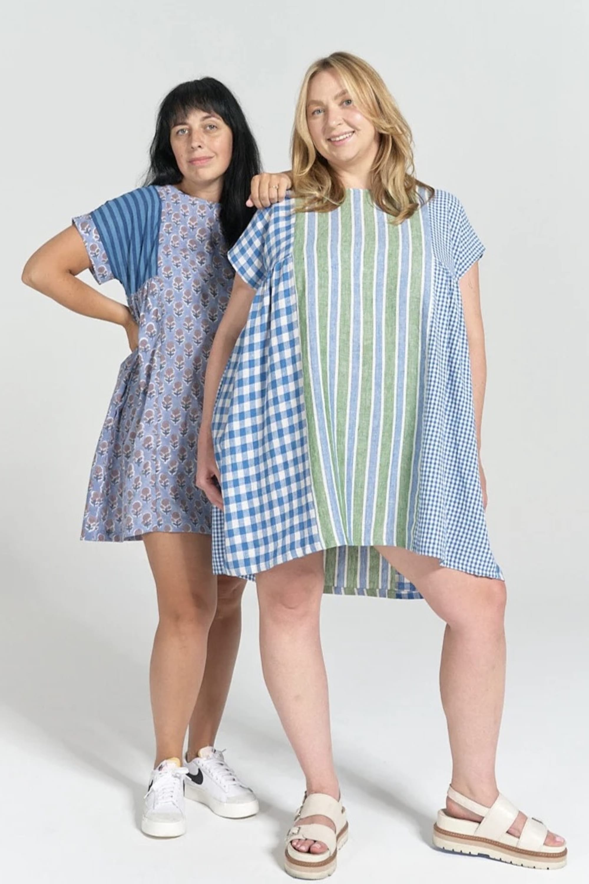 Collage Gather Dress