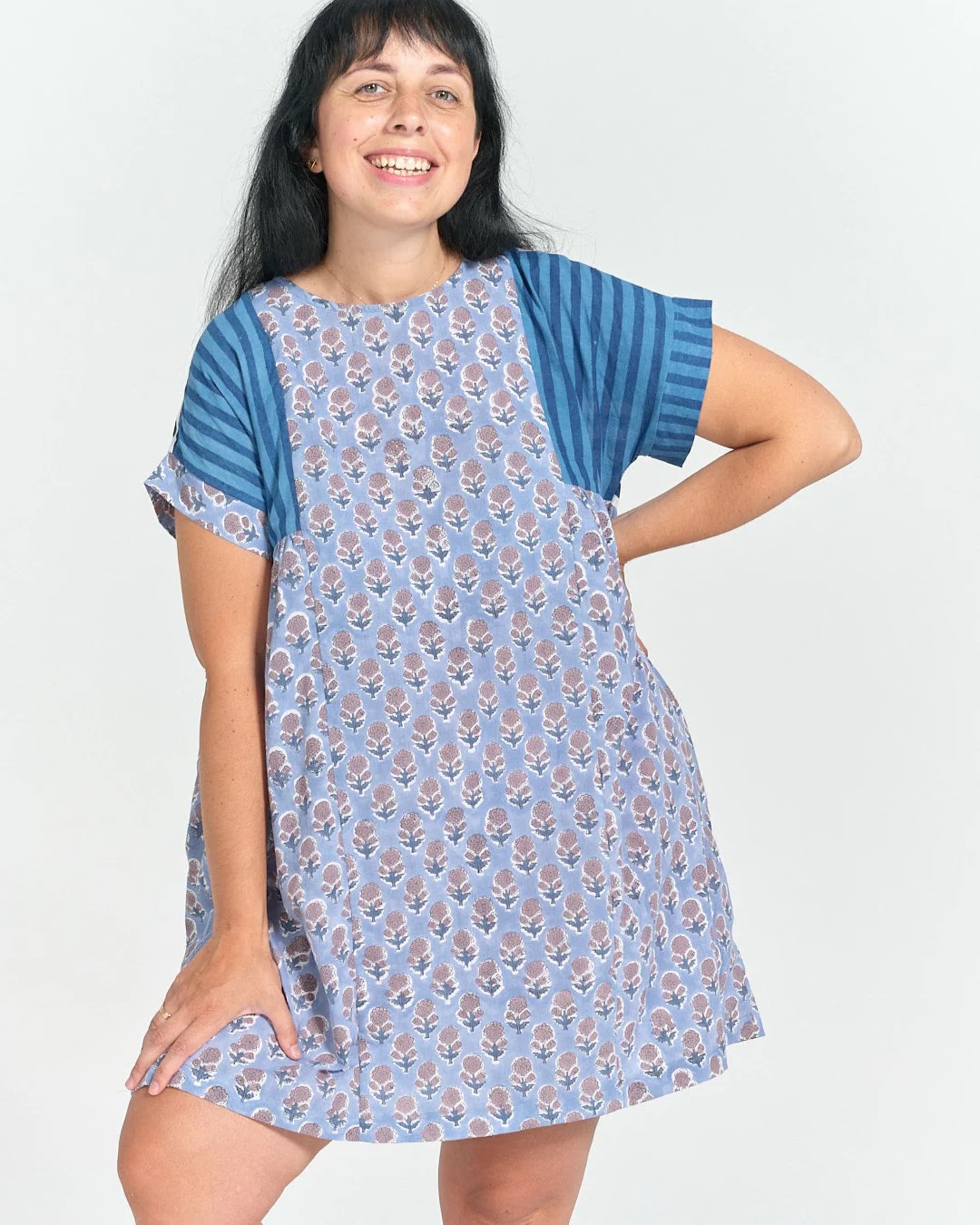 Collage Gather Dress