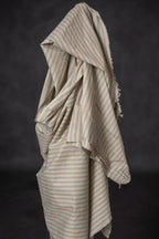 Sprigs Watercolour Organic Cotton Stripe