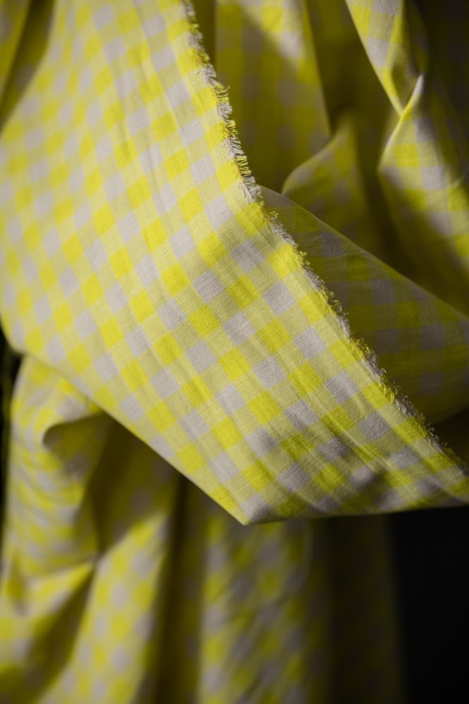 Neon Fizz Washed Organic Cotton/Linen