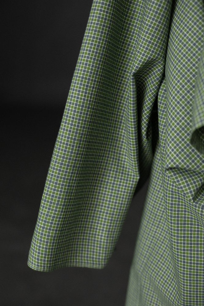 Evergreen Handwoven Cotton Check