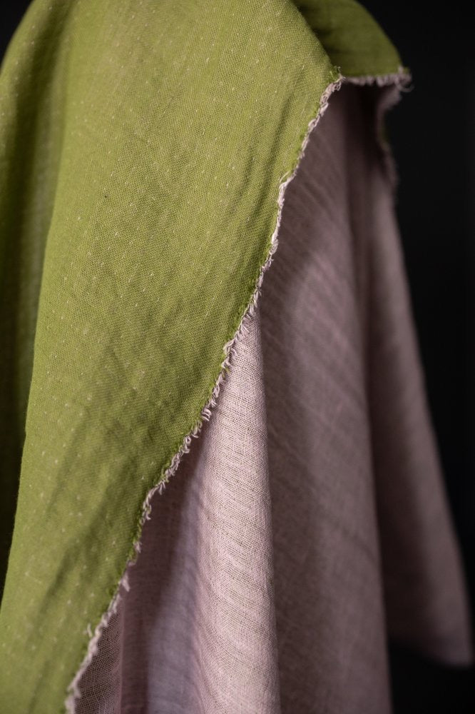 Melica Rose Cotton/Linen Double Gauze
