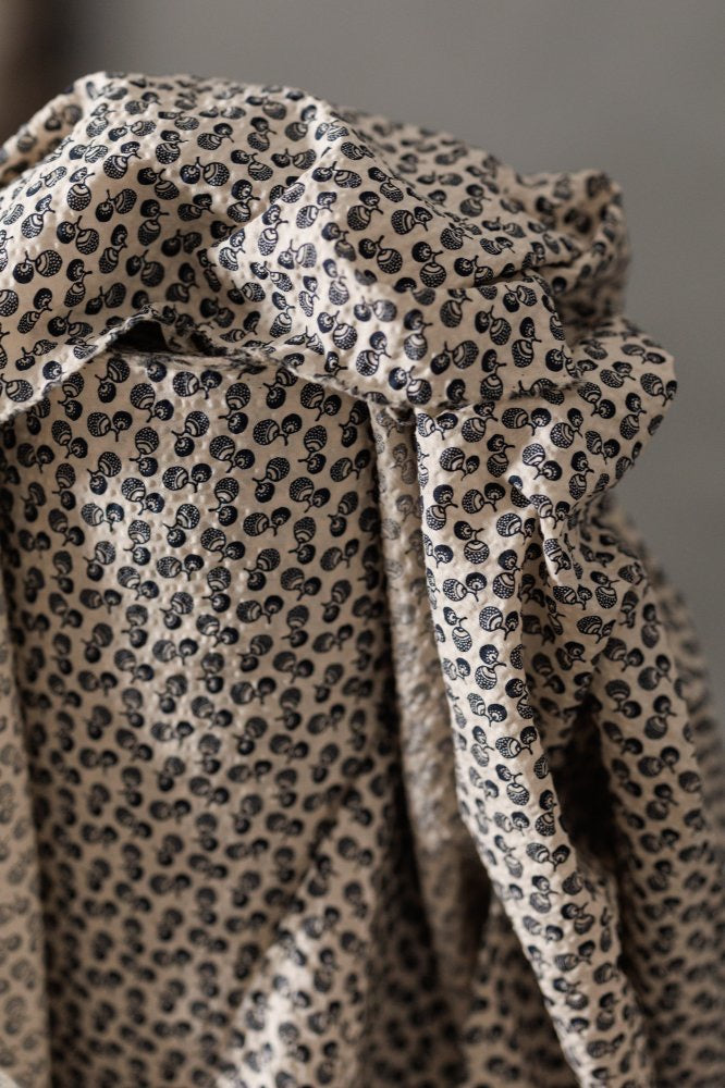 Jouy Blue Donguri Organic Cotton Seersucker