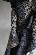 Navy Nut Donguri Organic Cotton Seersucker