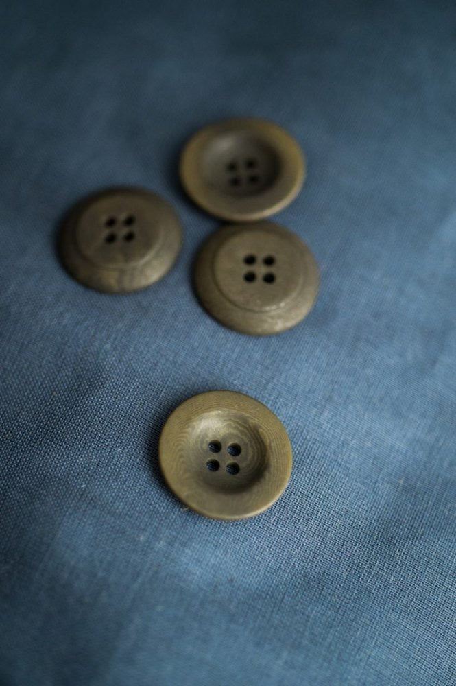 Khaki Corozo Button | 22mm