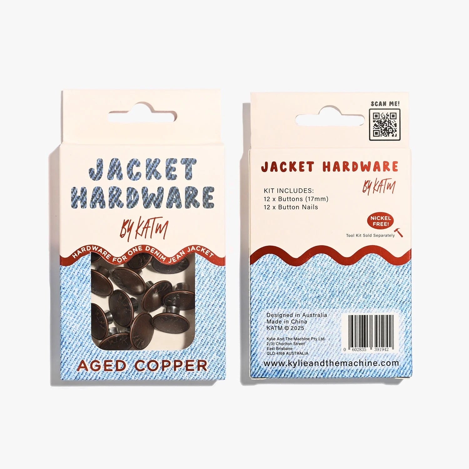 Jacket Hardware Kit | Various colours